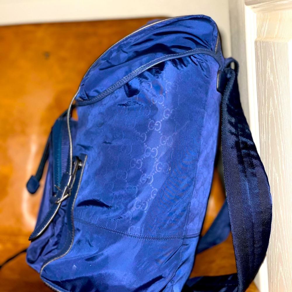 Gucci blue nylon - Picture 4 of 6